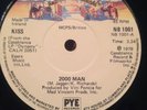KISS - 2000 Man SUPER RARE IRISH PRESS 7