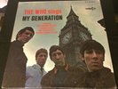 THE WHO sings MY GENERATION- LP, 1966 Decca 1st Pressing DL-74664 Stereo
