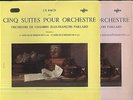 J.F. PAILLARD, BACH 5 suites pour orchestre French 2 LPs ERATO STEREO 50150/1