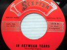 LENNY MILES pop popcorn 45 IN BETWEEN TEARS b/w I KNOW LOVE strong VG+ F2528