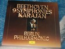BEETHOVEN 9 SYMPHONIES KARAJAN 1977 UK 8 LP BOX DEUTSCHE GRAMMOPHON 2740 172