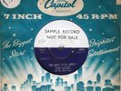 45t SP Gene VINCENT 'Right now / The night is so lonely EX Capitol sample record