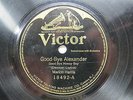 Marion Harris / Collins & Harlan - VICTOR 18492 - WW I - Good-Bye Alexander
