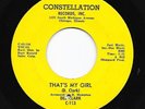 Northern Soul 45 DEE CLARK That's My Girl/It's Raining Constellation HEAR Rare