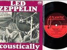 Led Zeppelin Acoustically 45rpm 7inch EP Australia w/PS RARE