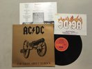 AC/DC FOR THOSE ABOUT TO ROCK GATEFOLD + INSERT + RARE IRON ON TRANSFER 1981 LP