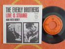 EVERLY BROTHERS Love Is Strange 45 rpm w/ PICTURE SLEEVE Warner Bros 1965