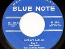 Nice Original Blue Note 45 by HORACE PARLAN On The Spur Of The Moment RVG