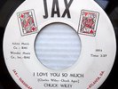 Chuck Wiley KILLER ROCKABILLY 45 I Love You So Much / I Begin To Miss You  JR179