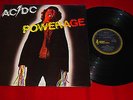 AC/DC Powerage Oz Alberts Black Label Pressing LP Vinyl Record OOP NM