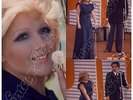 ORIETTA BERTI - 3 fotografie inedite 1973 tv italiana con Corrado Mantoni