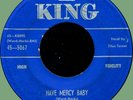 TITUS TURNER Have Mercy Baby / You Turned the Lamps 45rpm King 1957 R&B