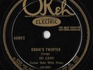 OKEH - 40807 - ED LANG - EDDIE'S TWISTER / APRIL KISSES - guitar solos, E--