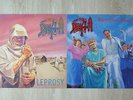 DEATH Leprosy 1988 + Spiritual Healing 1990 LP Vinyl Under one flag first press