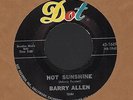 (Hear) 1964 Barry Allen Mod Popcorn 45 (Hot Sunshine b/w Easy Come, Easy Go)