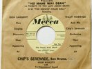 DON SARGENT - 1956 RED VINYL DJ COPY W/SLEEVE - HIS NAME WAS DEAN (JAMES DEAN)