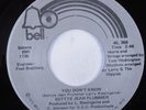Crossover Soul 45 BETTYE JEAN PLUMMER You Don't Know BELL HEAR VG+