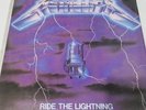 METALLICA Ride the Lightning VINYL LP record 1984 EXCELLENT