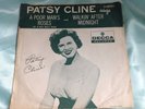 Rare Country PS & 45 : Patsy Cline   Walkin After Midnight   Decca 9-30221