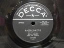 BILL HALEY AND HIS COMETS razzle dazzle / two hound dogs 78 RPM DECCA 1956 E