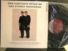 NM 1960 LP IN LOOSE SHRINK  EVERLY BROTHERS FABULOUS STYLE OF CADENCE STEREO CLP