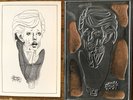 DAVID BOWIE ORIGINAL JAMES HALL THOMSON CARICATURE PRINT BLOCK