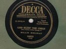 78 rpm Billie Holiday Decca 24972 in E