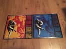 ORGINAL Guns n' Roses USE YOUR ILLUSIONS I and II vinyl LP Records 90s OG RARE