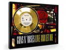 Guns N Roses Live And Let Die Framed Gold Disc Record Vinyl (C1)