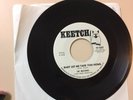 GARAGE ROCK 45 RPM RECORD - THE MUSTANGS - KEETCH 6002