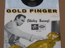 Shirley Bassey  - Goldfinger -  Belgian James Bond OST Picture Sleeve PS 7
