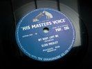 HMV:POP 235: ELVIS PRESLEY: My Baby Left me/I Need You, I Want You...1956: EX/EX
