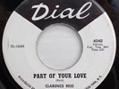 CLARENCE REID Part Of Your Love /Gimme A Try DIAL NORTHERN SOUL PROMO 45 BLOWFLY