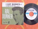 RAL DONNER I Got Burned 45 rpm WHITE LABEL PROMO w/ PICTURE SLEEVE Reprise 1963