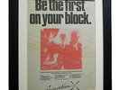 GENERATION X+Debut+POSTER+AD+RARE ORIGINAL 1978+PUNK+FRAMED+EXPRESS GLOBAL SHIP