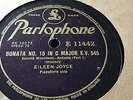 MOZART SONATA NO15 IN C MAJOR EILEEN JOYCE PARLOPHONE E11442-11443