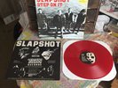 Slapshot Step On It LP RARE RED VINYL 1ST PRESS 1988 SSD Judge Agnostic Front