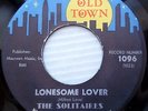 THE SOLITAIRES doowop on VG++ Old Town 45 LONESOME LOVE b/w PRETTY THING  c2591