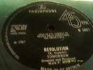 TOMORROW/REVOLUTION  R5627 NEX PARLOPHONE  45