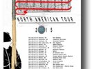 Death Grips Poster - 2015 Us Tour 11 X 17 No Love Deep Web Admat