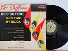 THE CHIFFONS He's So Fine LP (Laurie DT-90752, orig 1963) VG Vinyl