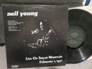 - NEIL YOUNG LIVE ON SUGAR MOUNTAIN  LP- PRIVATE PRESS 1971 VINYL