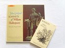 John GIELGUD  William SHAKESPEARE Album SONNETS 2 LP Boxed RECORD Book Caedmon