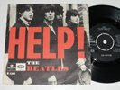 Very rare The Beatles single 45 Help Parlophone Sweden red version VG+/VG+