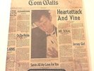 TOM WAITS-HEARTATTACK AND VINE-RARE ORIGINAL PRESSING-LOOKS NON PLAYED-1980
