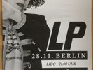 LP – LAURA PERGOLIZZI 2016 TOUR  + orig.Concert Poster -- Konzert Plakat  A1 NEU