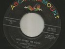 ROCKER bw/ DOOWOP R&B - CORNEL GUNTER & FLAIRS- SHE LOVES TO R -HEAR - 1956 ABC