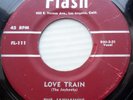 the JAYHAWKS vg++ doowop 45 ORIGINAL FLASH Love Train b/w Don't Mind Dyin FM505