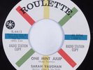 R&B Soul 45 SARAH VAUGHAN One Mint Julep ROULETTE HEAR VG++