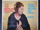 LA BOHEME Puccini Tebaldi Bergonzi Serafin DECCA STEREO SXL 2248 LP EX